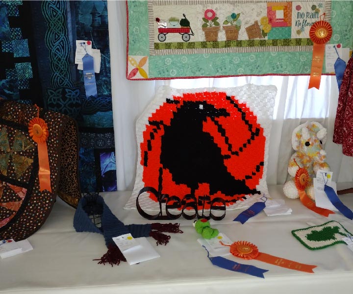 indoor sewing and craft exhibits