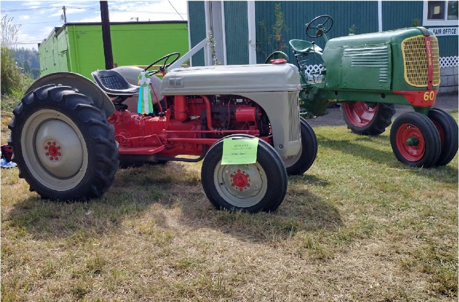 two restored old tractors