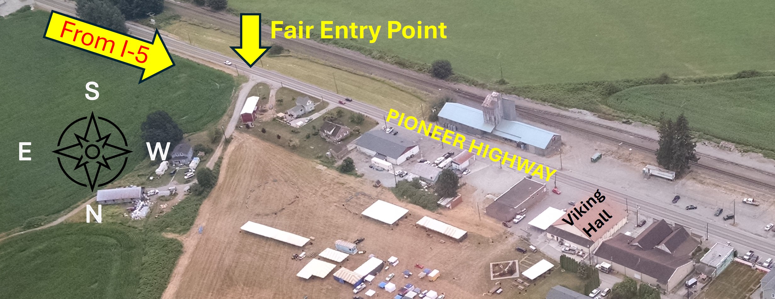 Silvana Community Fair Entrance Location